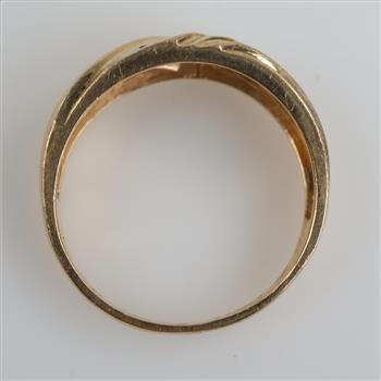 14kt Gold Diamond Band