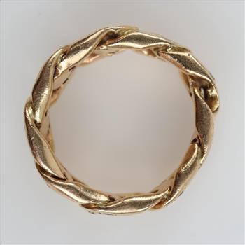 14kt Gold Diamond Band