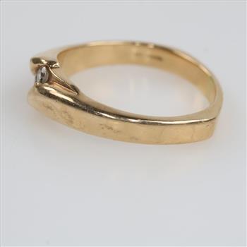 14kt Gold Diamond Band