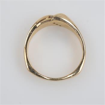 14kt Gold Diamond Band