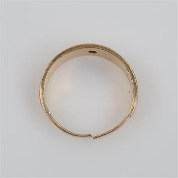 14kt Gold Diamond Band