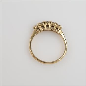 14kt Gold Diamond Band