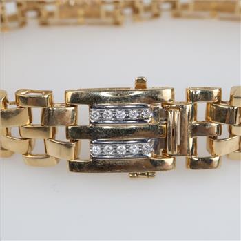 14kt Gold Diamond Bracelet