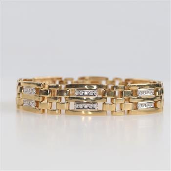 14kt Gold Diamond Bracelet