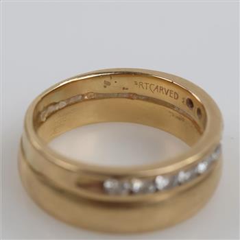 14kt Gold Diamond Bridal Set