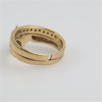 14kt Gold Diamond Bridal Set