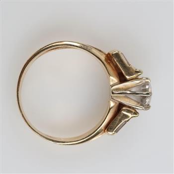 14kt Gold Diamond Bridal Set