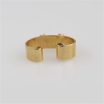 14kt Gold Diamond Ear Cuff