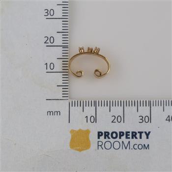 14kt Gold Diamond Ear Cuff