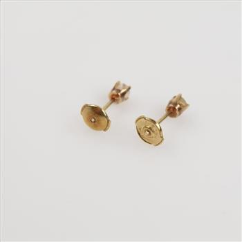 14kt Gold Diamond Earring