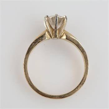 14kt Gold Diamond Engagement Ring
