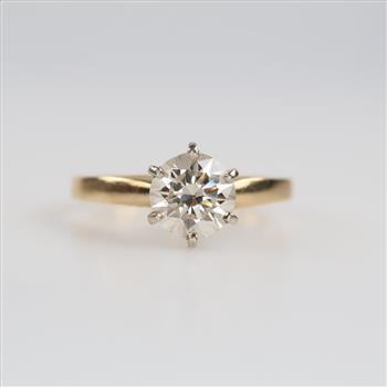 14kt Gold Diamond Engagement Ring