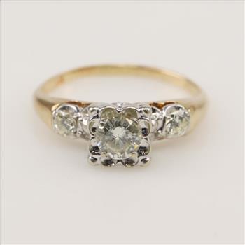14kt Gold Diamond Engagement Ring