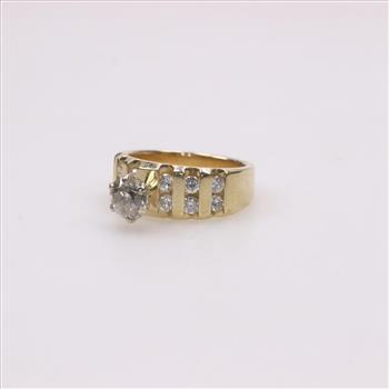 14kt Gold Diamond Engagement Ring