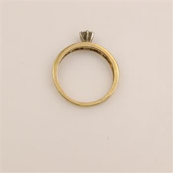 14kt Gold Diamond Engagement Ring