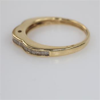 14kt Gold Diamond Enhancer Band