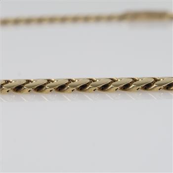 14kt Gold Diamond Hollow Cuban Chain Necklace-Evaluated by Certified Gemologist-AGS/GIA
