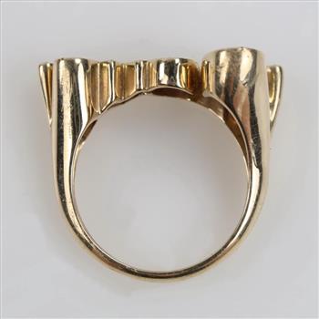 14kt Gold Diamond Love Ring