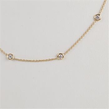 14kt Gold Diamond Necklace