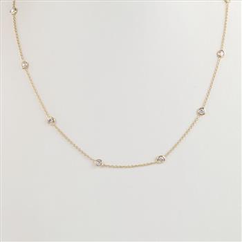 14kt Gold Diamond Necklace