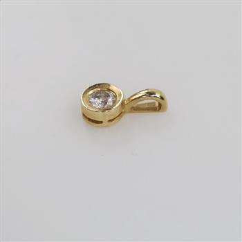 14kt Gold Diamond Pendant