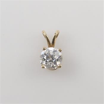 14kt Gold Diamond Pendant