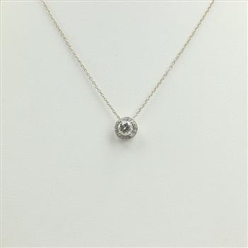 14kt Gold Diamond Pendant Necklace