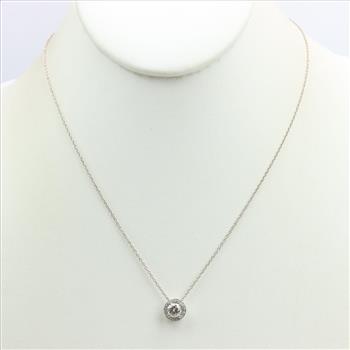 14kt Gold Diamond Pendant Necklace
