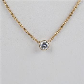 14kt Gold Diamond Pendant Necklace