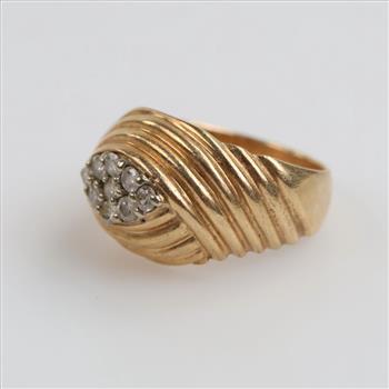 14kt Gold Diamond Ring