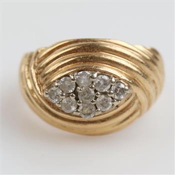 14kt Gold Diamond Ring