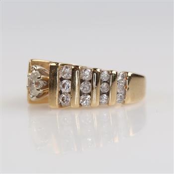 14kt Gold Diamond Ring