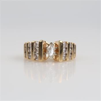 14kt Gold Diamond Ring