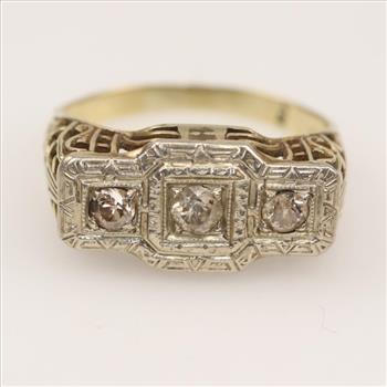 14kt Gold Diamond Ring