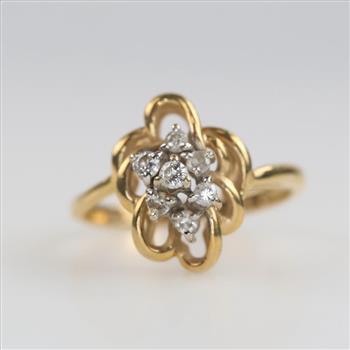 14kt Gold Diamond Ring