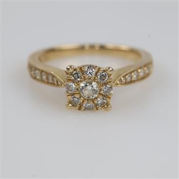 14kt Gold Diamond Ring