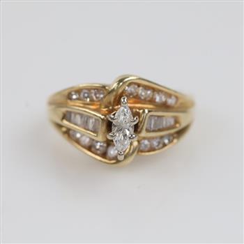 14kt Gold Diamond Ring
