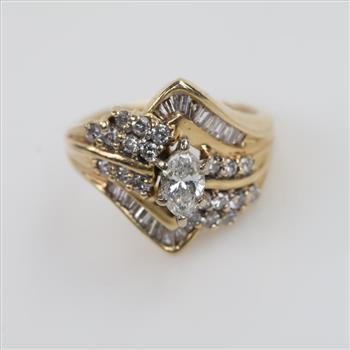14kt Gold Diamond Ring
