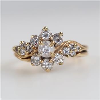 14kt Gold Diamond Ring