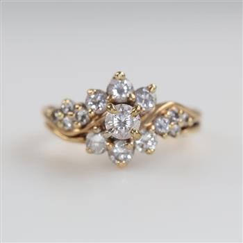 14kt Gold Diamond Ring