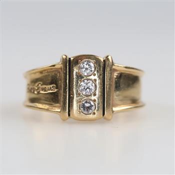 14kt Gold Diamond Ring