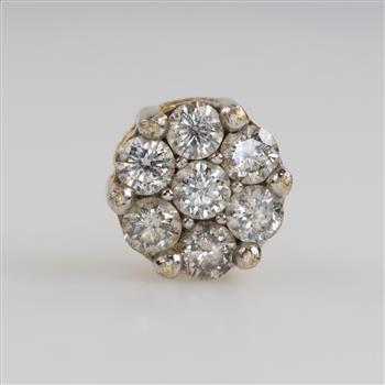 14kt Gold Diamond Single Earring