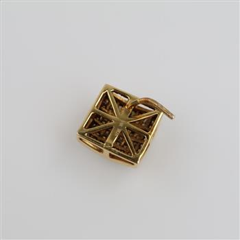14kt Gold Diamond Single Earring