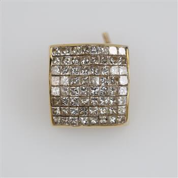 14kt Gold Diamond Single Earring