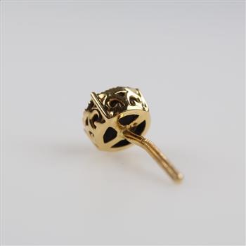 14kt Gold Diamond Single Earring