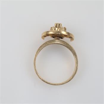 14kt Gold Diamond Spinner Ring