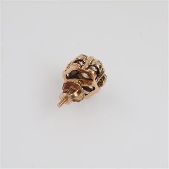 14kt Gold Diamond Stud Earring