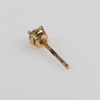 14kt Gold Diamond Stud Earring