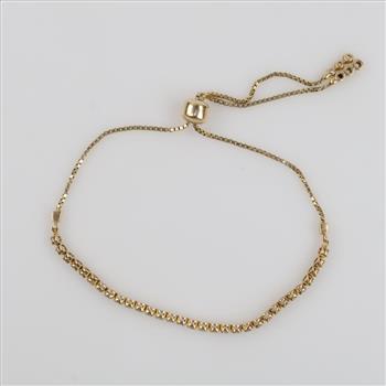 14kt Gold Diamond Tassel Bracelet