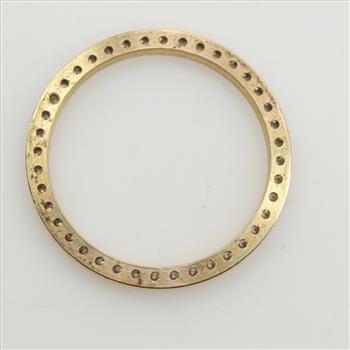 14kt Gold Diamond Watch Bezel